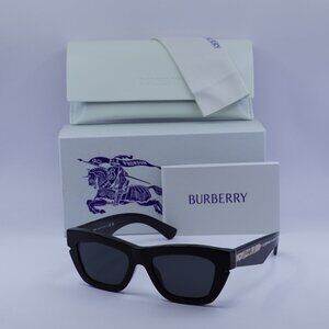 Burberry BE4454 300187 Square Sunglasses - Black/Grey